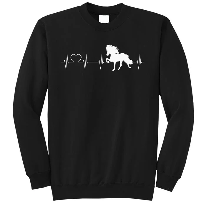 Icelandic Horse Evolution Horse funny racing Tall Sweatshirt