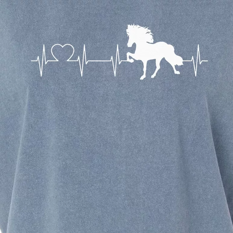 Icelandic Horse Evolution Horse funny racing Garment-Dyed Women's Muscle Tee