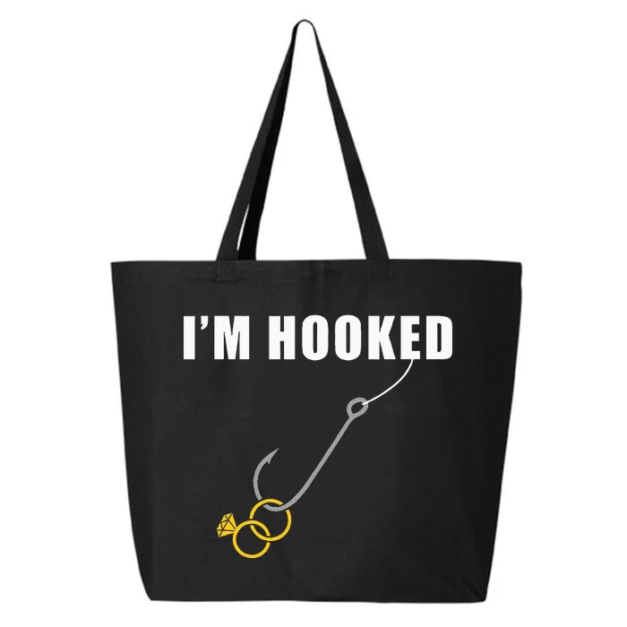 IM Hooked Engagement Ring Marriage Proposal Fishing 25L Jumbo Tote