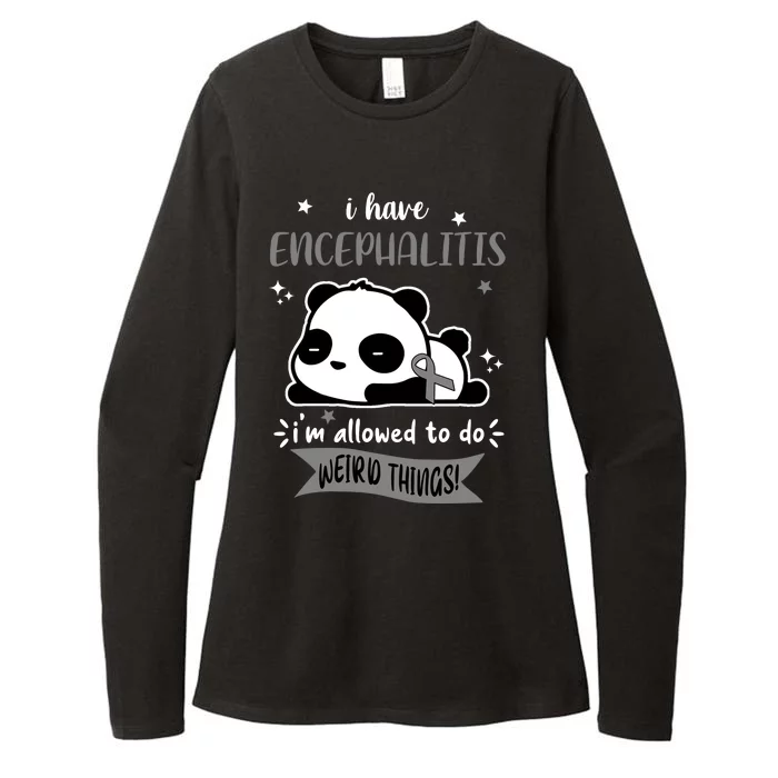 I Have Encephalitis I'm Allowed To Do Weird Things Womens CVC Long Sleeve Shirt