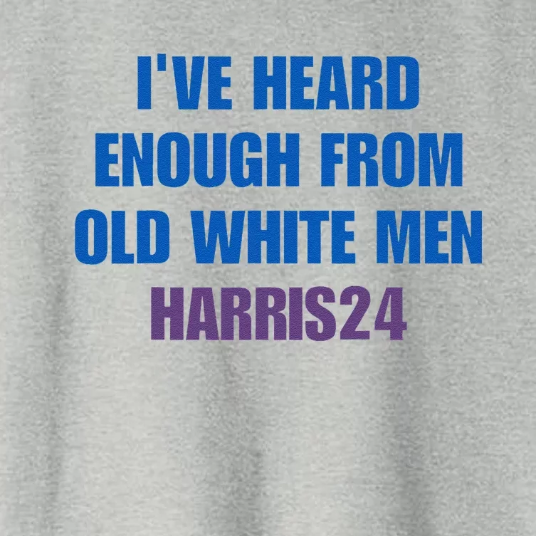 Ive Heard Enough From Old White Harris 2024 Women's Crop Top Tee