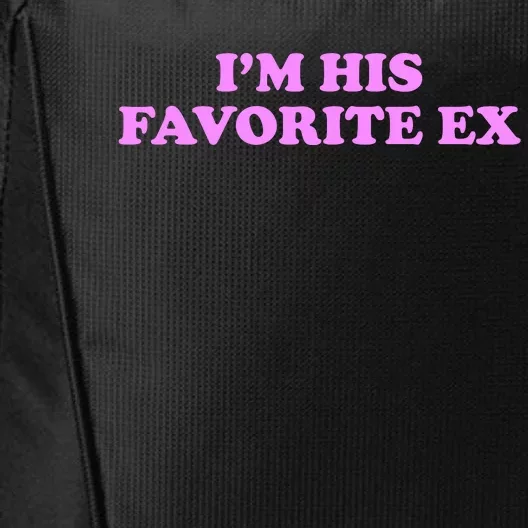 Im His Favorite Ex Funny Breakup Crazy Ex Girlfriend City Backpack