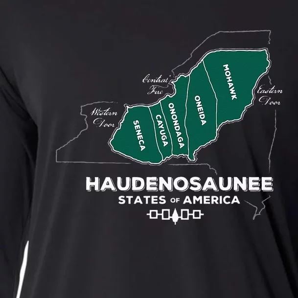 Iroquois Haudenosaunee Five Nations Mohawk Oneida Onondaga Cooling Performance Long Sleeve Crew