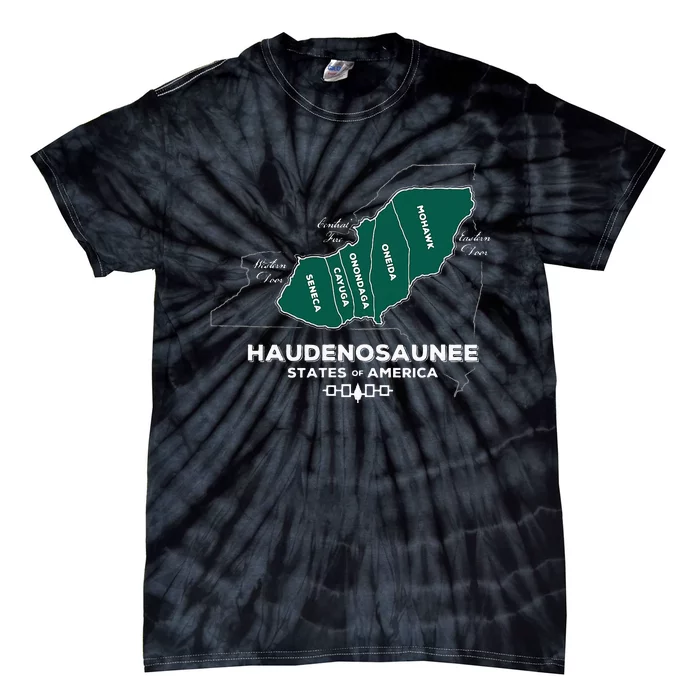 Iroquois Haudenosaunee Five Nations Mohawk Oneida Onondaga Tie-Dye T-Shirt