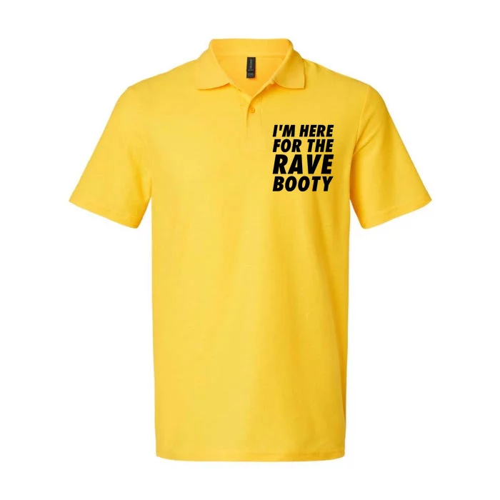 I'm Here For The Rave Booty | Festival Rave Wear Softstyle Adult Sport Polo