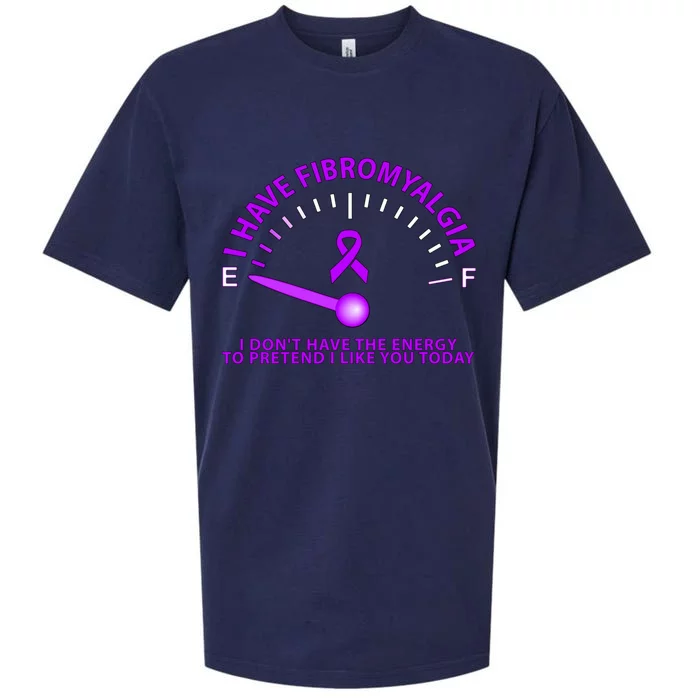 I Have Fibromyalgia I Dont Have The Energy Cool Gift Sueded Cloud Jersey T-Shirt