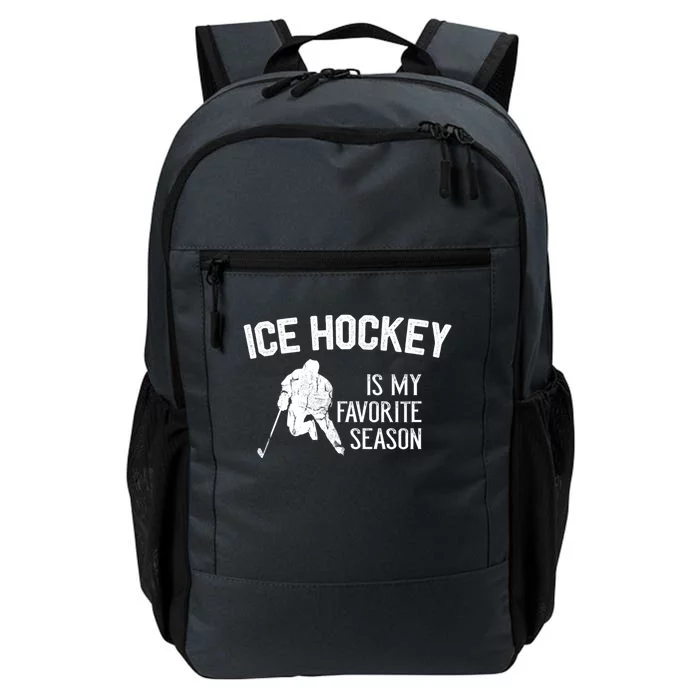 Ice Hockey Favorite Season Vintage Great Gift Daily Commute Backpack