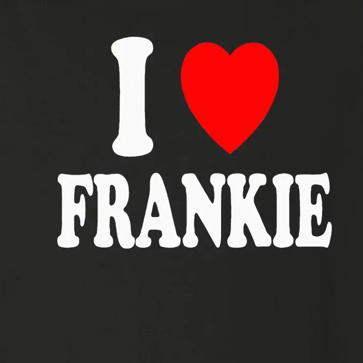 I Heart Frankie Cute Matching Couple Spouse Toddler Long Sleeve Shirt