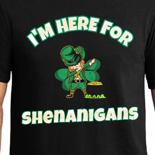 I'm Here For The Shenanigans Cute Gift Pajama Set