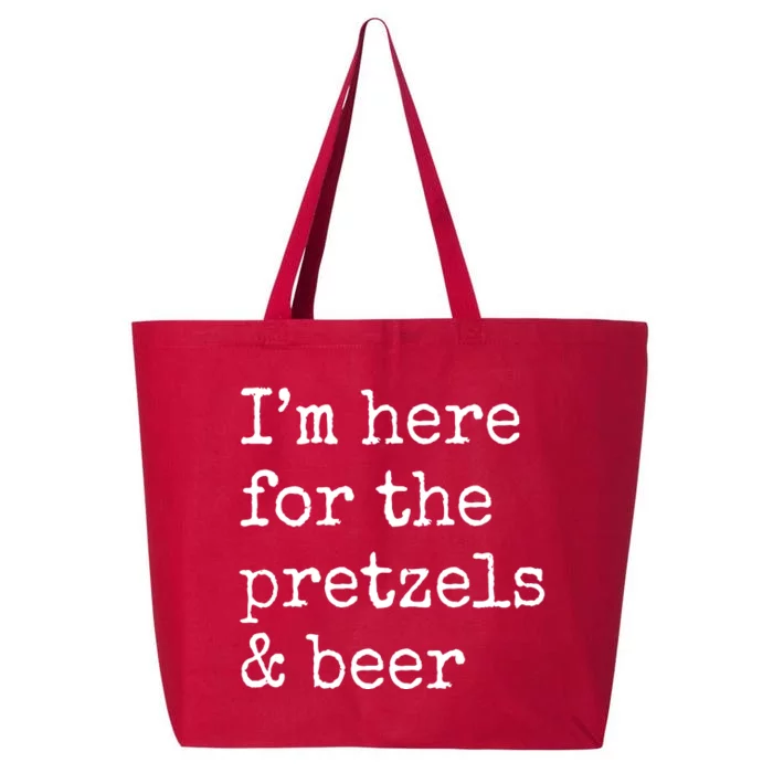 Im Here For The Pretzels And Beer Oktoberfest 25L Jumbo Tote