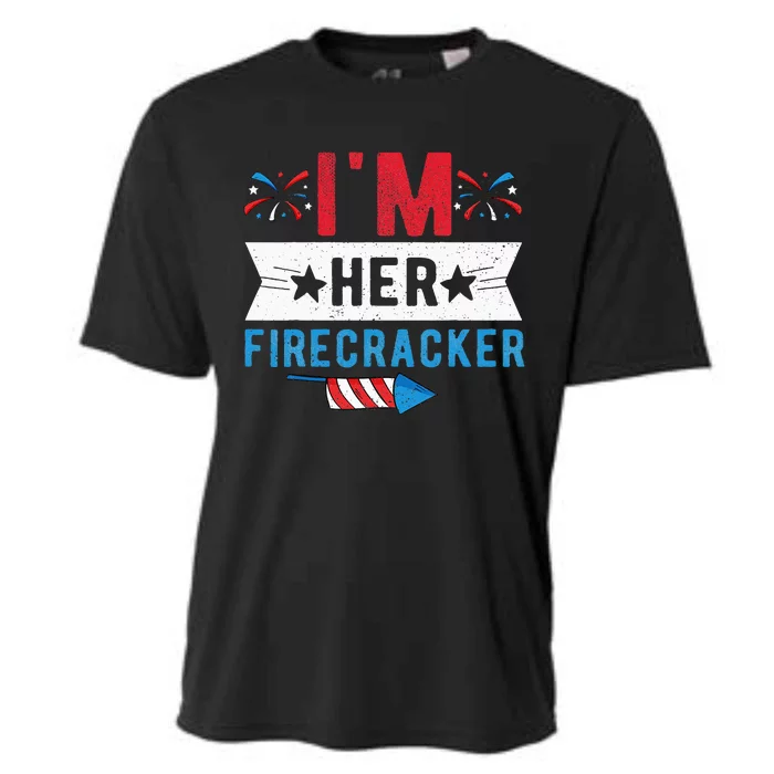 I'm Her Firecracker Cute 4th Of July Matching Couple For Her Cooling Performance Crew T-Shirt