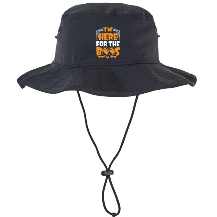 Im Here For Boos Halloween Funny Ghost Ing Product Gift Legacy Cool Fit Booney Bucket Hat