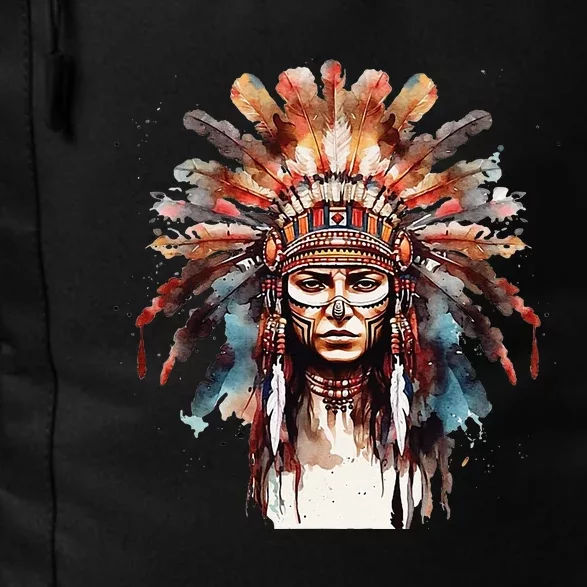 Indian Headpiece feathers Native American Daily Commute Backpack