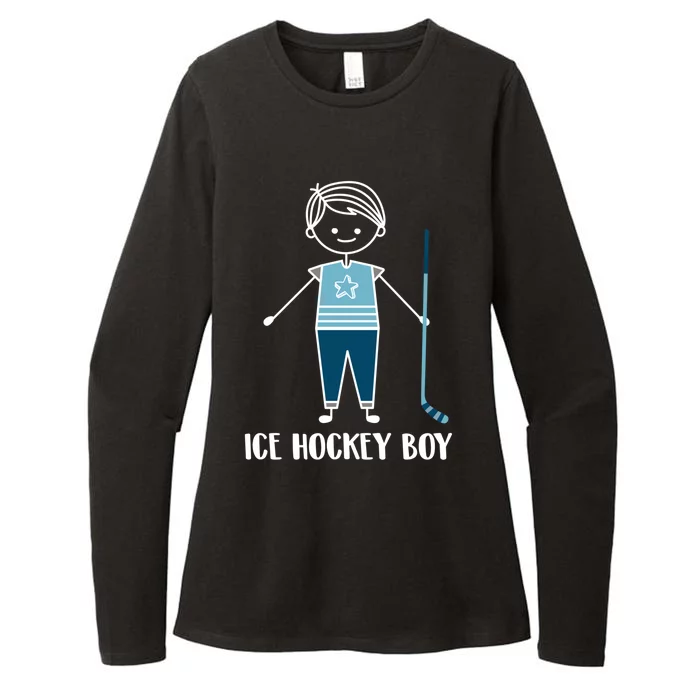 Ice Hockey Funny Gift Team Player Coach Goalie Ice Hockey Funny Gift Womens CVC Long Sleeve Shirt