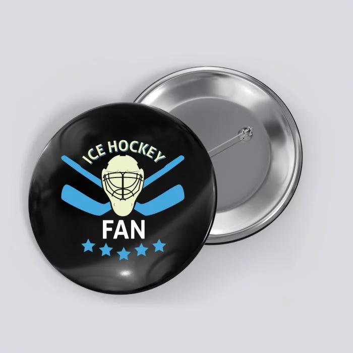 Ice Hockey Fan Button