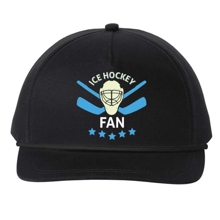 Ice Hockey Fan Snapback Five-Panel Rope Hat