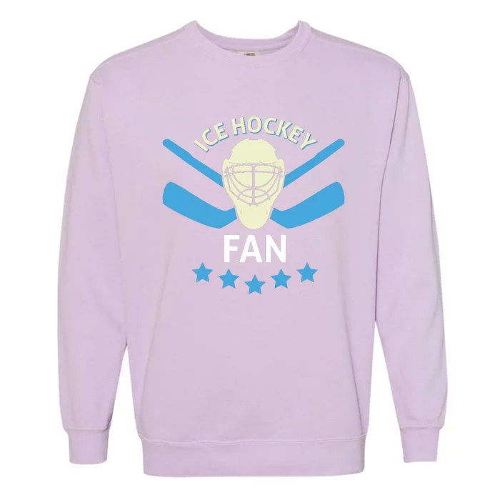 Ice Hockey Fan Garment-Dyed Sweatshirt