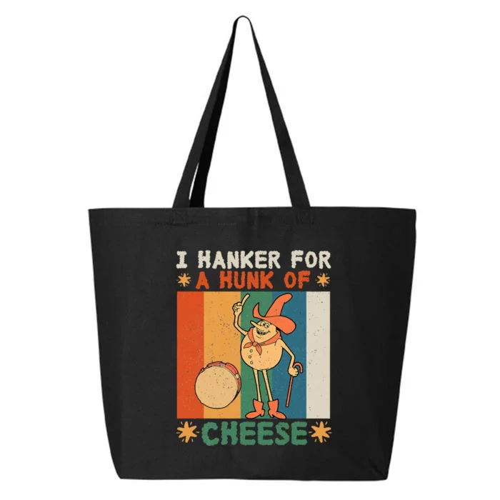 I Hanker For A Hunk Of Cheese Retro 25L Jumbo Tote