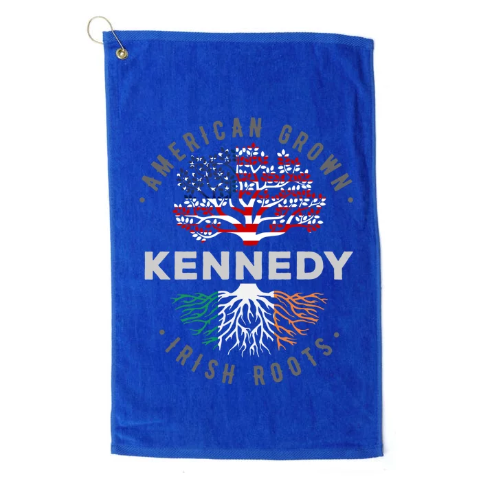 Irish Heritage For Kennedy Irish By Blood American By Birth Gift Platinum Collection Golf Towel