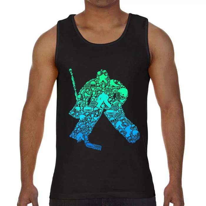 Ice Hockey Goalie Hockey Player Comfort Colors® Tank Top