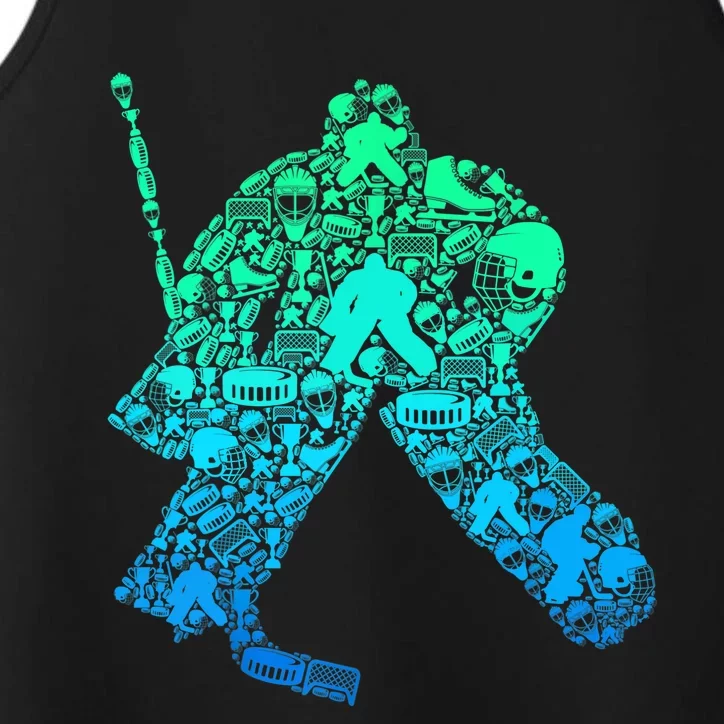 Ice Hockey Goalie Hockey Player Performance Tank