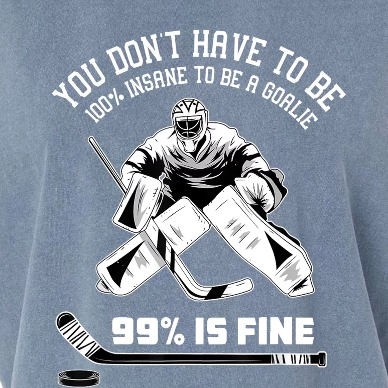 Ice Hockey Goalkeeper Goaltender Ice Hockey Goalie TShirt Garment-Dyed Women's Muscle Tee