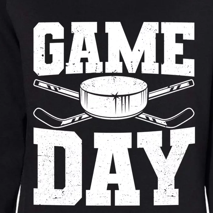 Ice Hockey Game Day Fans Gift Womens California Wash Sweatshirt