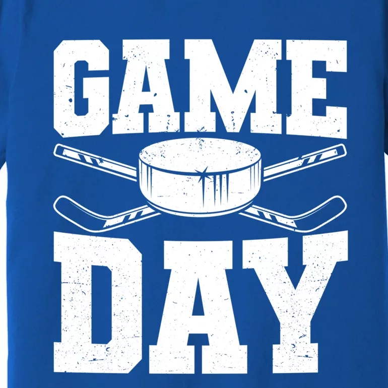 Ice Hockey Game Day Fans Gift Premium T-Shirt