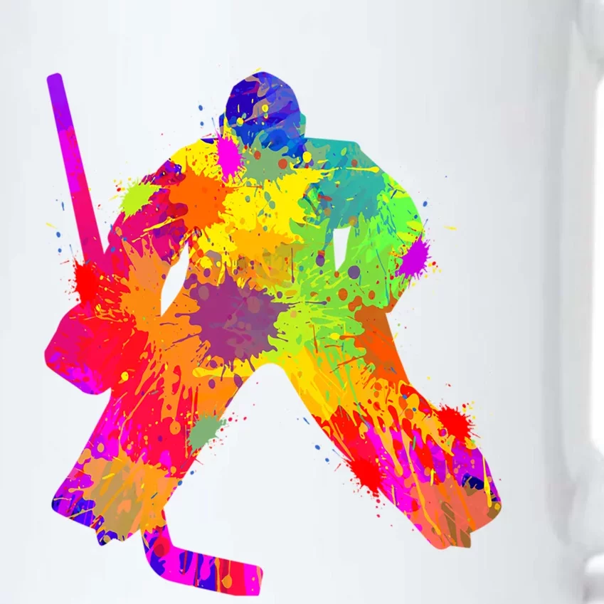 Ice Hockey Goalie Hockey Meaningful Gift Black Color Changing Mug