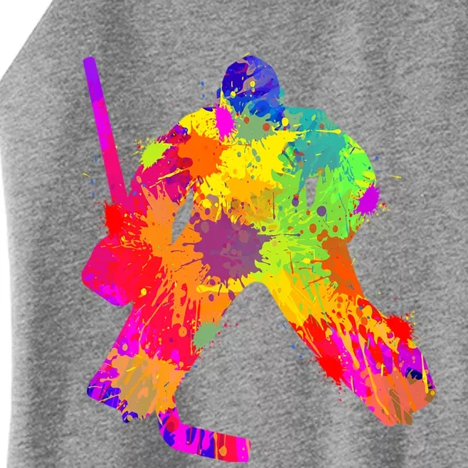 Ice Hockey Goalie Hockey Meaningful Gift Women’s Perfect Tri Rocker Tank