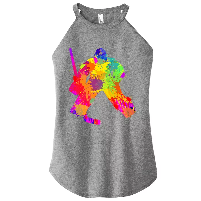 Ice Hockey Goalie Hockey Meaningful Gift Women’s Perfect Tri Rocker Tank