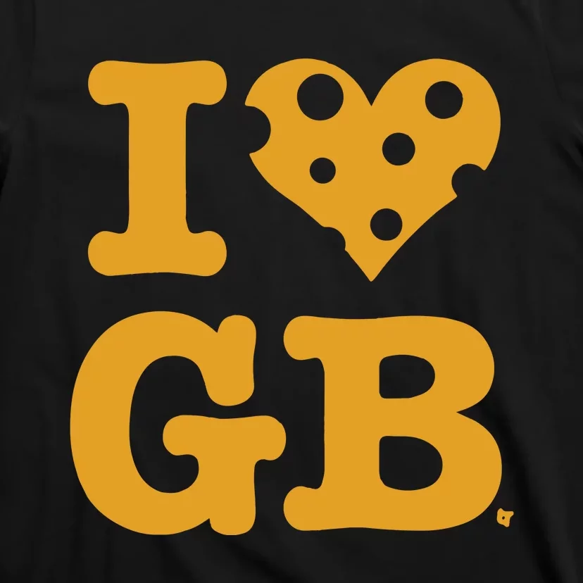 I Heart Gb Green Bay T-Shirt