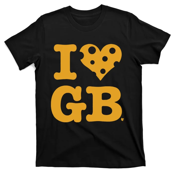 I Heart Gb Green Bay T-Shirt