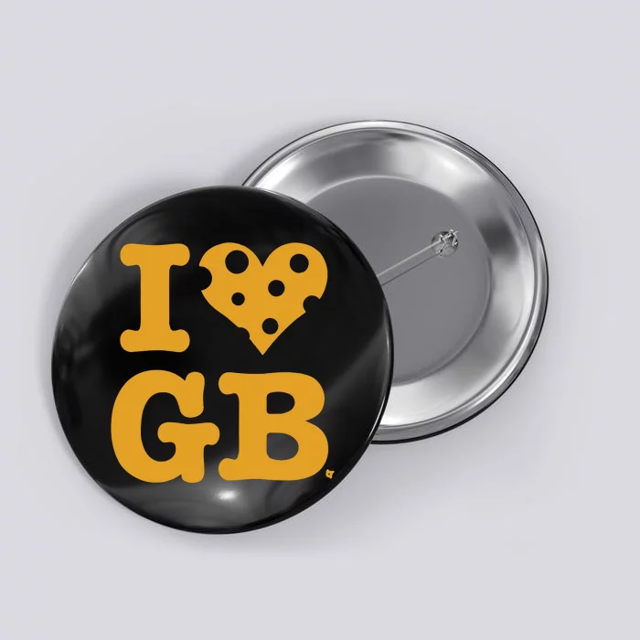 I Heart Gb Green Bay Button