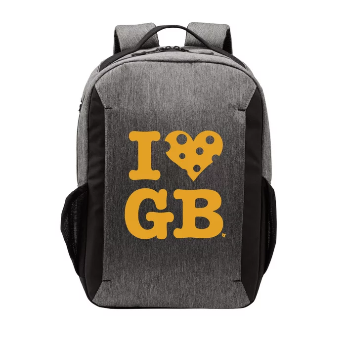 I Heart Gb Green Bay Vector Backpack