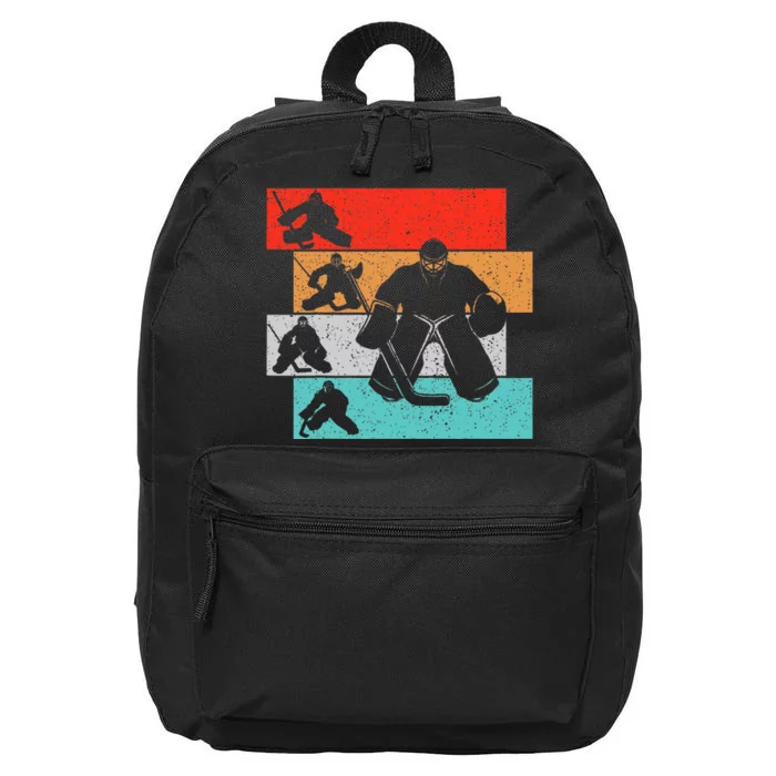 Ice Hockey Goalie Hockey Player 16 in Basic Backpack