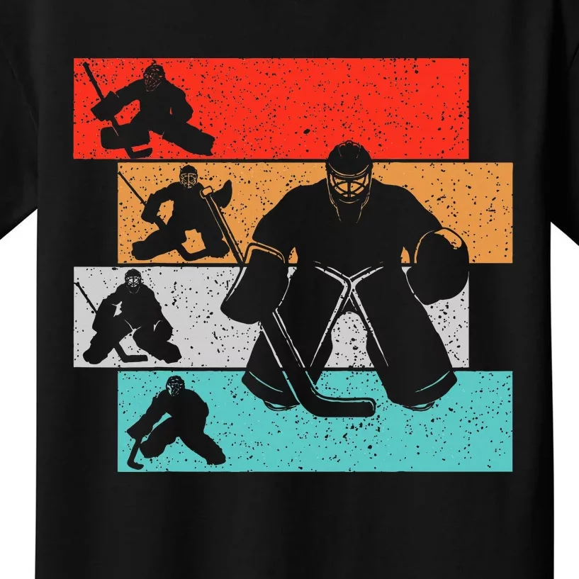 Ice Hockey Goalie Hockey Player Kids T-Shirt