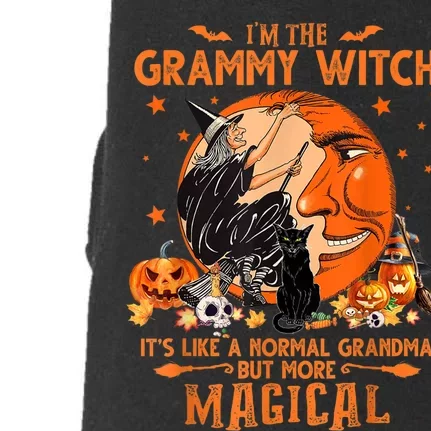 IM He Grammy Witch ItS Like A Normal Grandma Witch Broom Doggie 3-End Fleece Hoodie