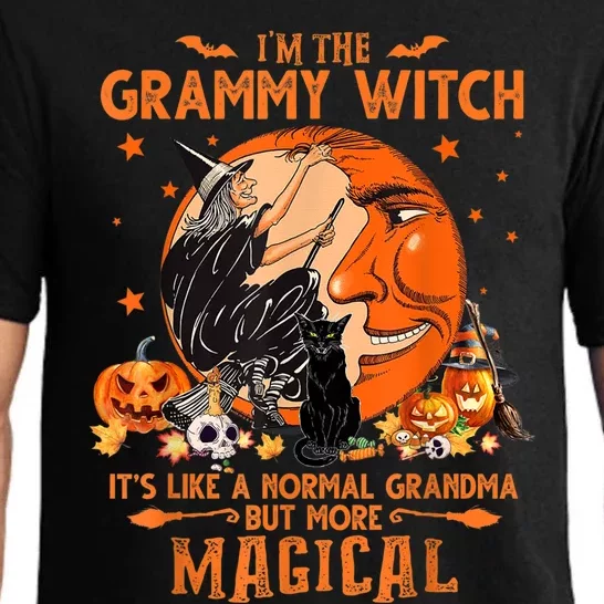 IM He Grammy Witch ItS Like A Normal Grandma Witch Broom Pajama Set