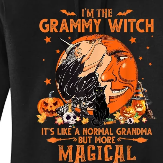 IM He Grammy Witch ItS Like A Normal Grandma Witch Broom Women's Pullover Hoodie