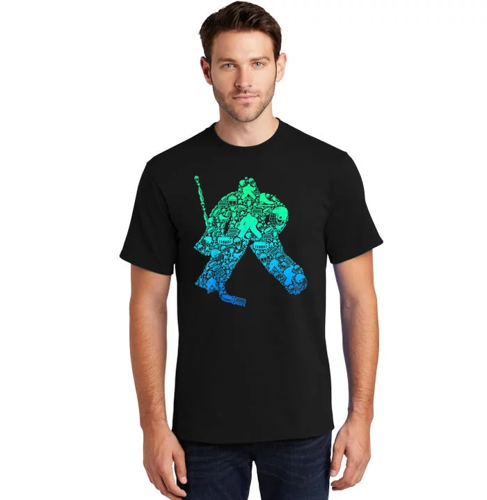 Ice Hockey Goalie Hockey Player Tall T-Shirt