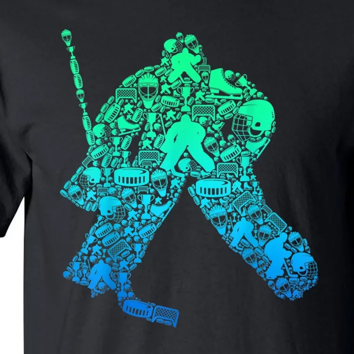 Ice Hockey Goalie Hockey Player Tall T-Shirt