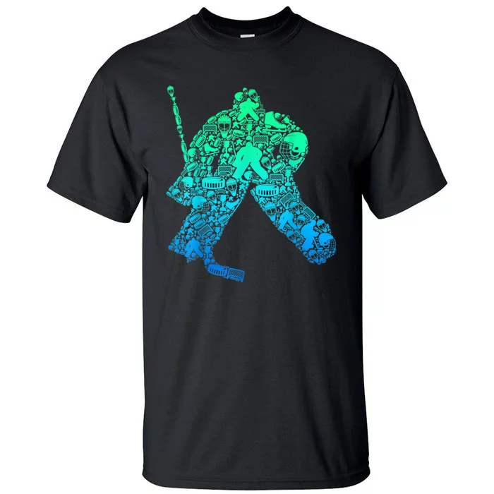 Ice Hockey Goalie Hockey Player Tall T-Shirt