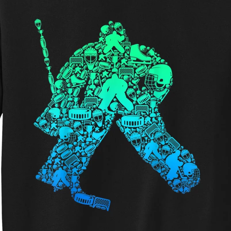 Ice Hockey Goalie Hockey Player Tall Sweatshirt