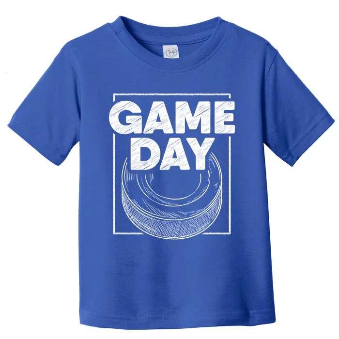 Ice Hockey Game Day Player Coach Team Gift Toddler T-Shirt