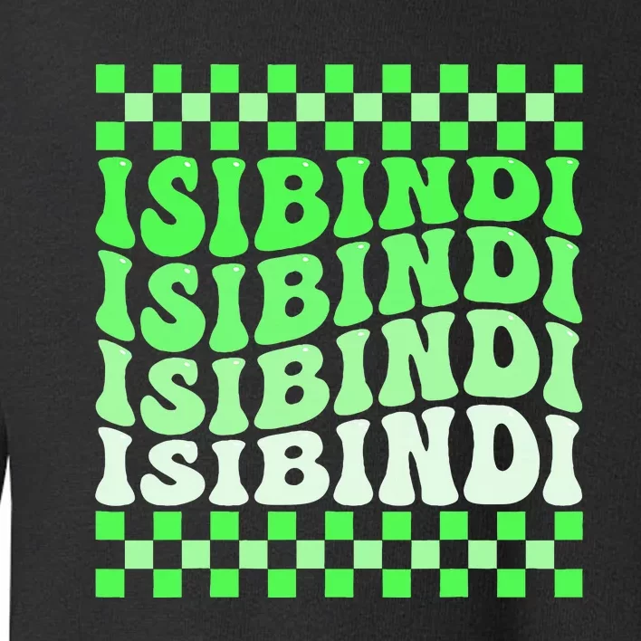 Isibindi House Green Retro Groovy Social Psychology Toddler Sweatshirt