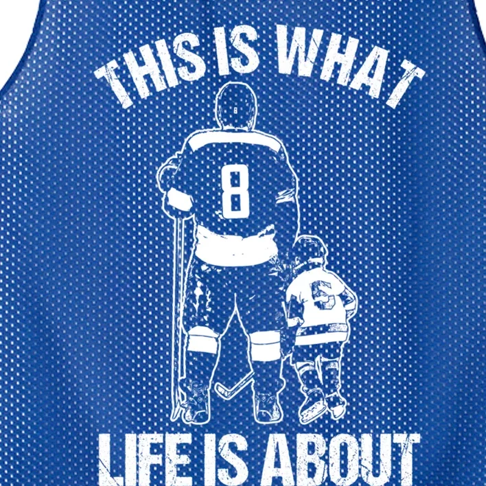 Ice Hockey Game Player Father And Son Field Hockey Cute Gift Mesh Reversible Basketball Jersey Tank