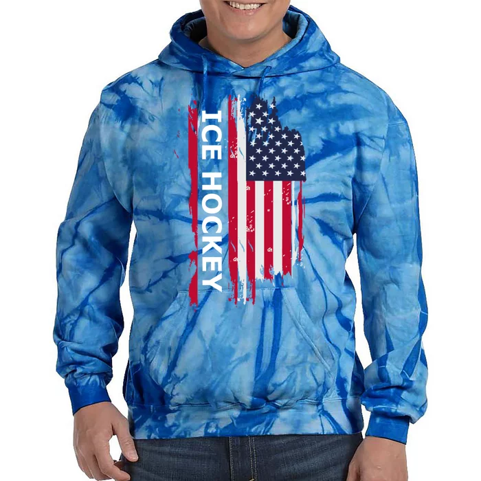 Ice Hockey Gift Tie Dye Hoodie