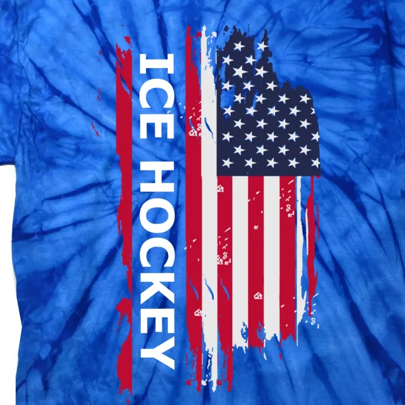 Ice Hockey Gift Tie-Dye T-Shirt