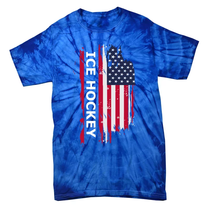 Ice Hockey Gift Tie-Dye T-Shirt